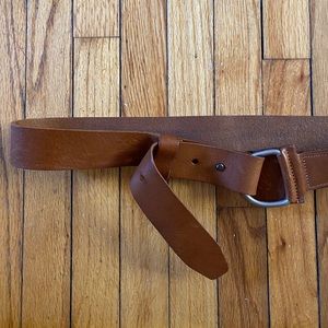 Leather belt